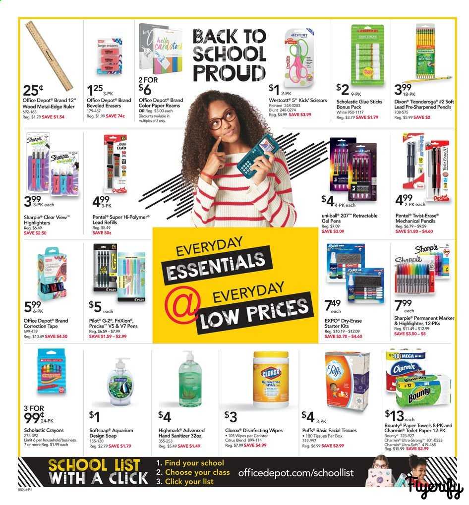 Office DEPOT Weekly Ad & Flyer July 28 to August 3 Canada
