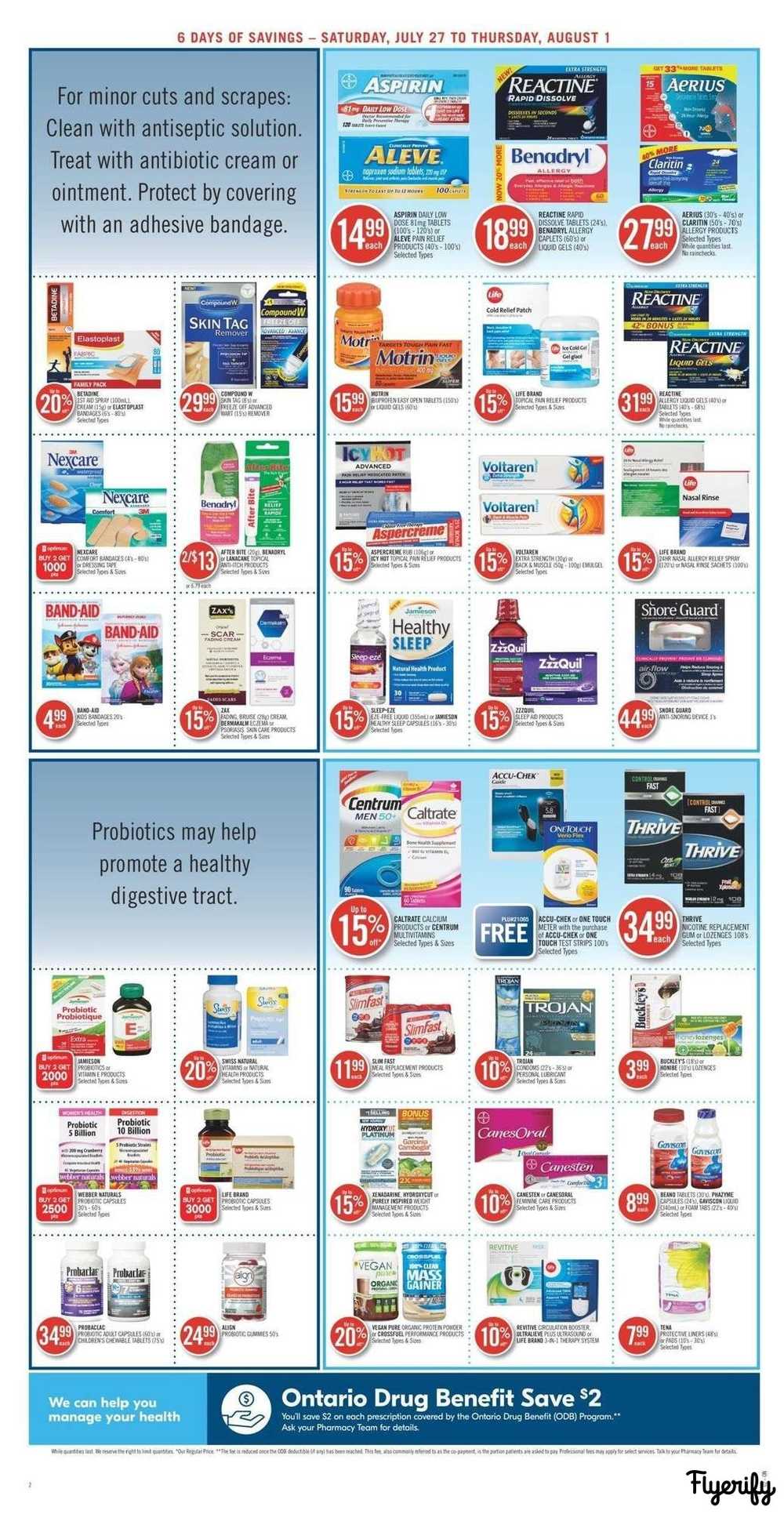 Shoppers Drug Mart (ON) Flyer July 27 to August 2 Canada