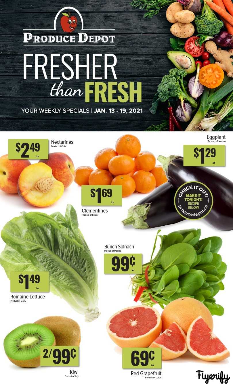 Produce Depot Flyer January 13 to 19 Canada