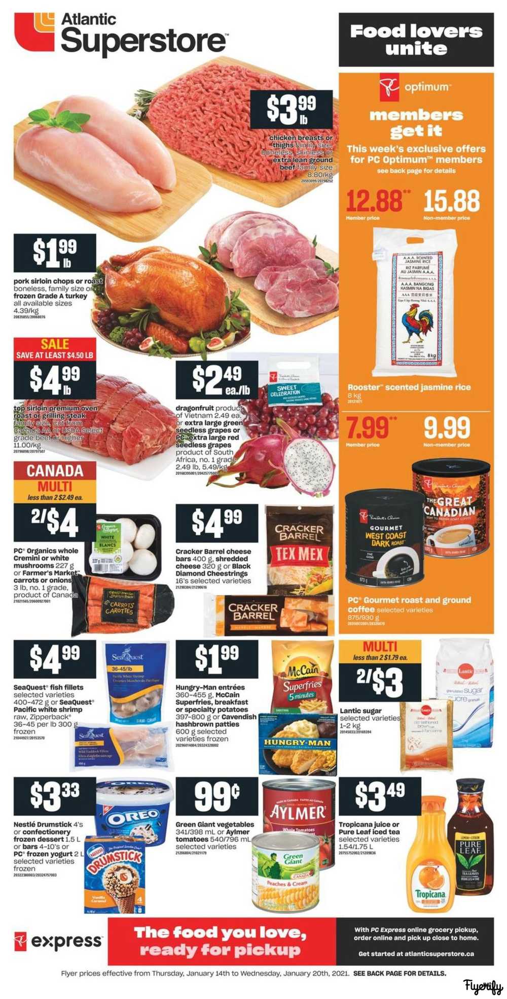 Atlantic Superstore Flyer January 14 to 20 Canada