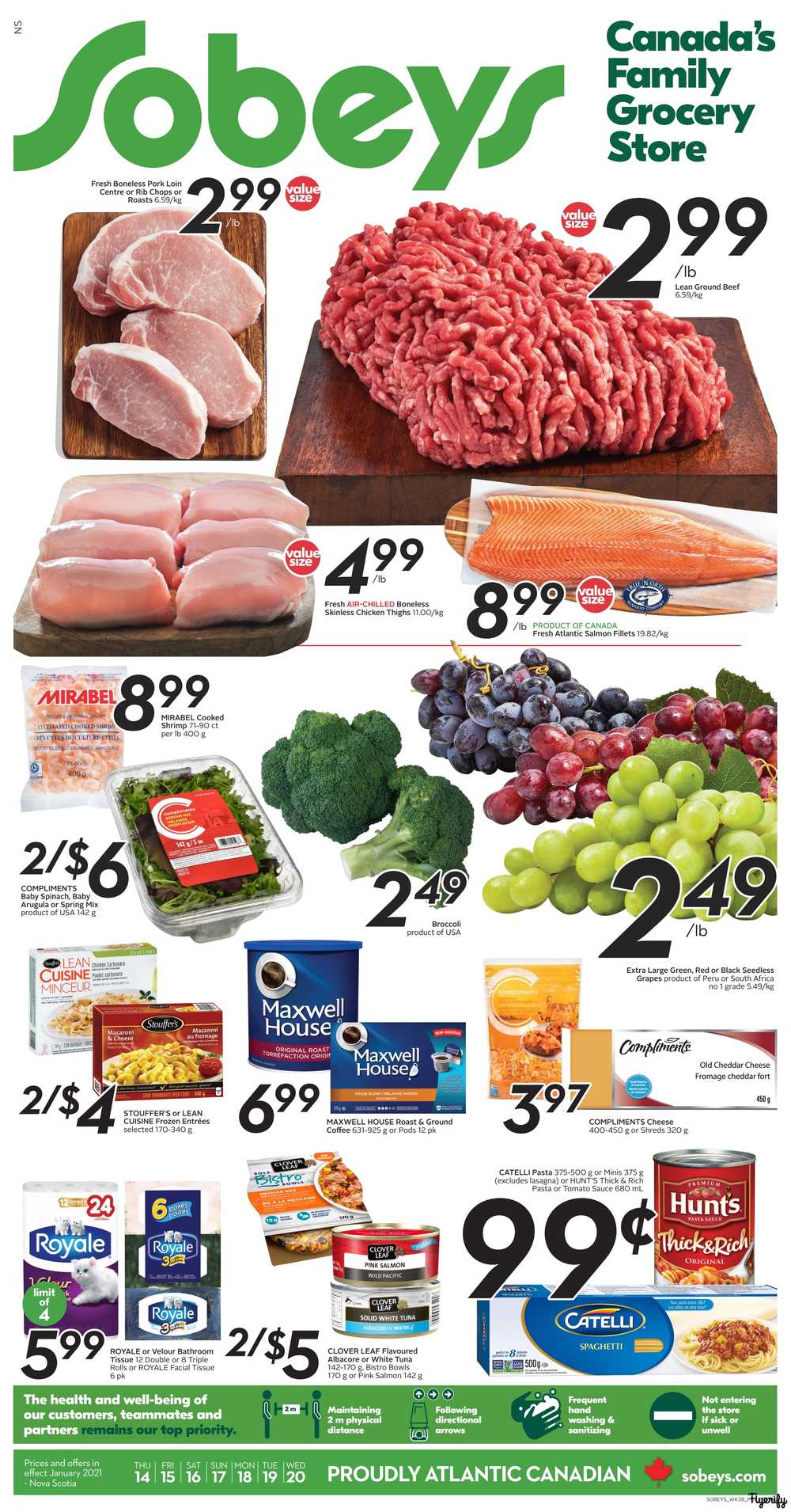 Sobeys (NS) Flyer January 14 to 20 Canada