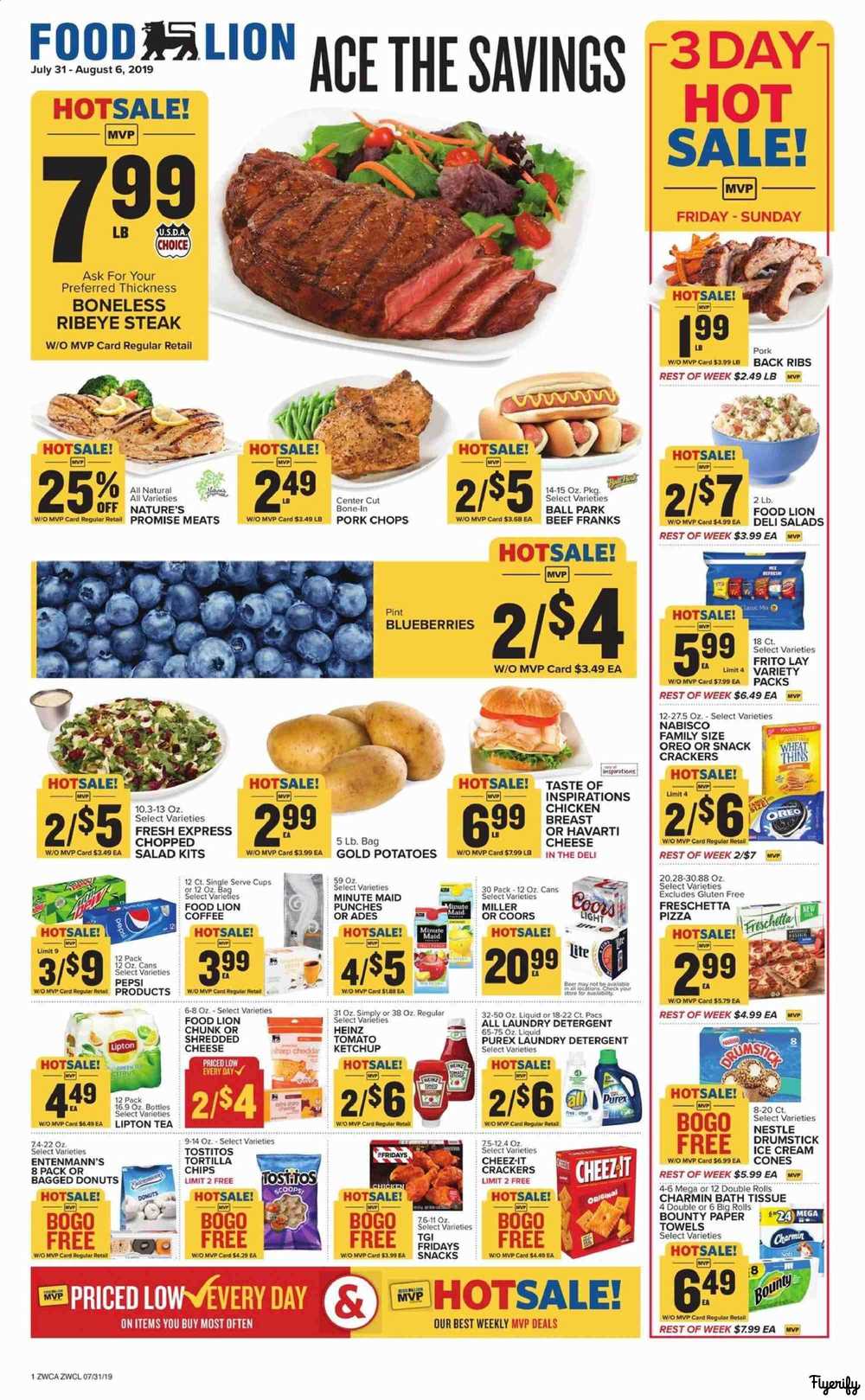 Food Lion (WV) Weekly Ad & Flyer July 31 to August 6 Canada