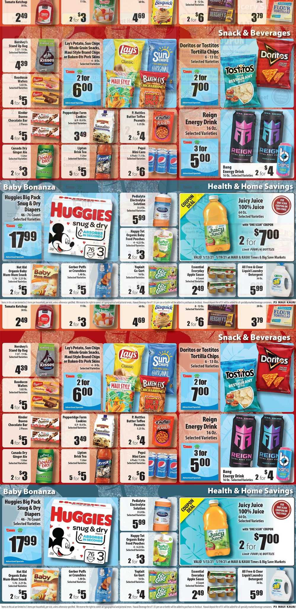 times weekly ad