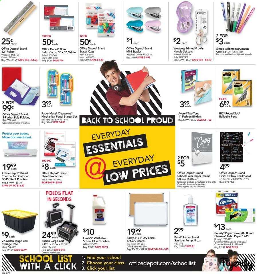 Office Depot Weekly Ad Flyer August 4 To 10 2 