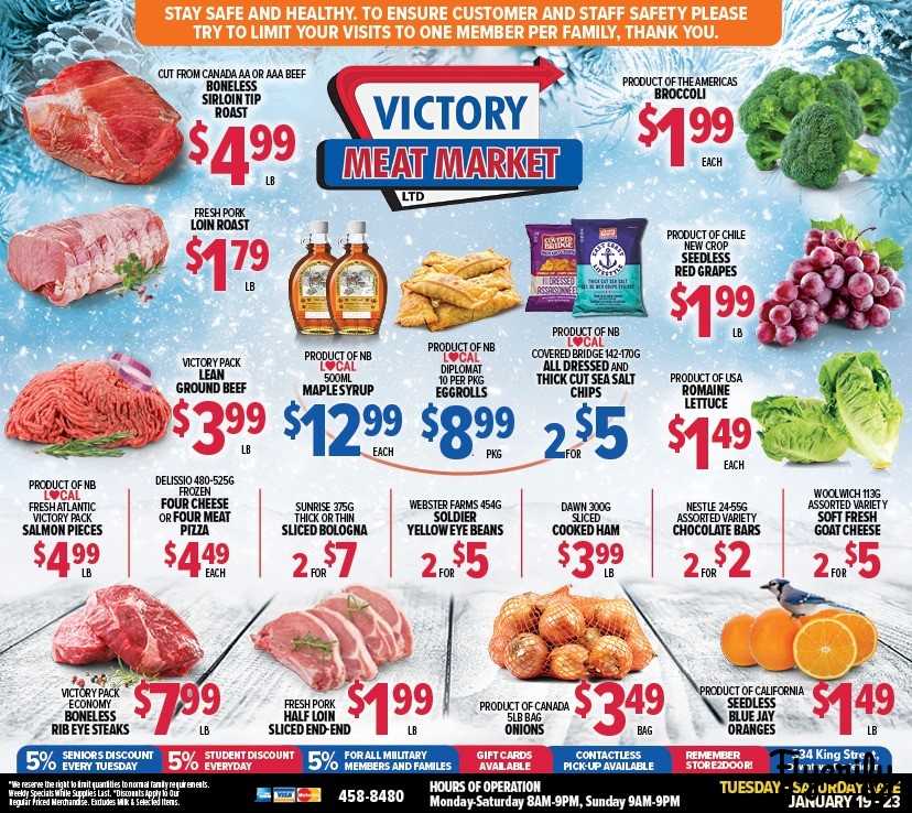Victory Meat Market Flyers