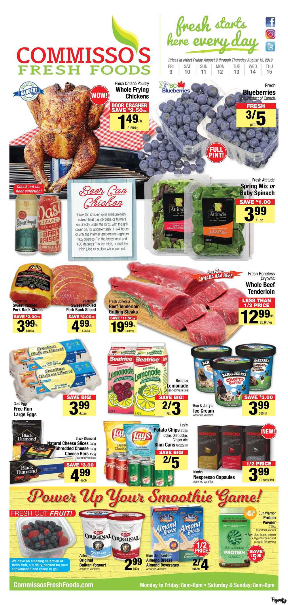 Commisso's Fresh Foods Flyer August 9 to 15 Canada