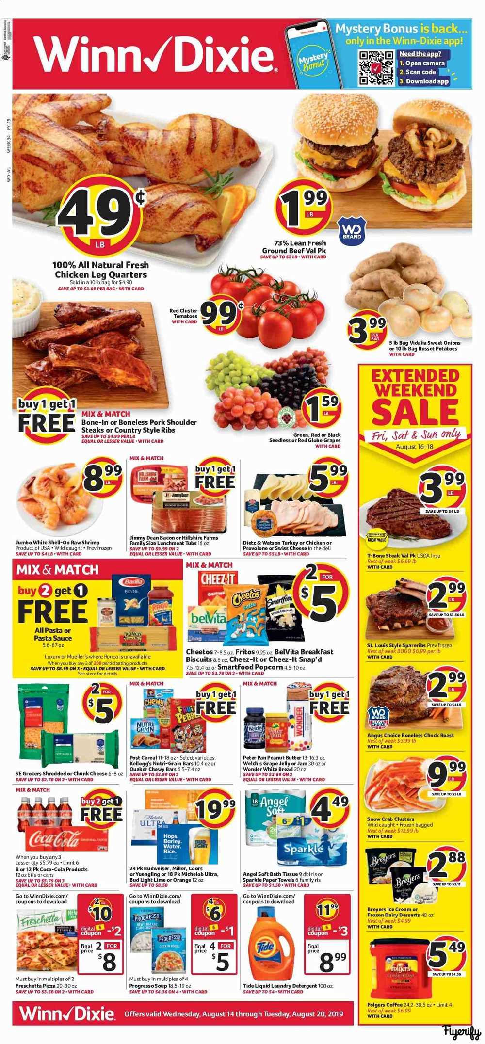 Winn Dixie (AL) Weekly Ad & Flyer August 14 to 20 Canada