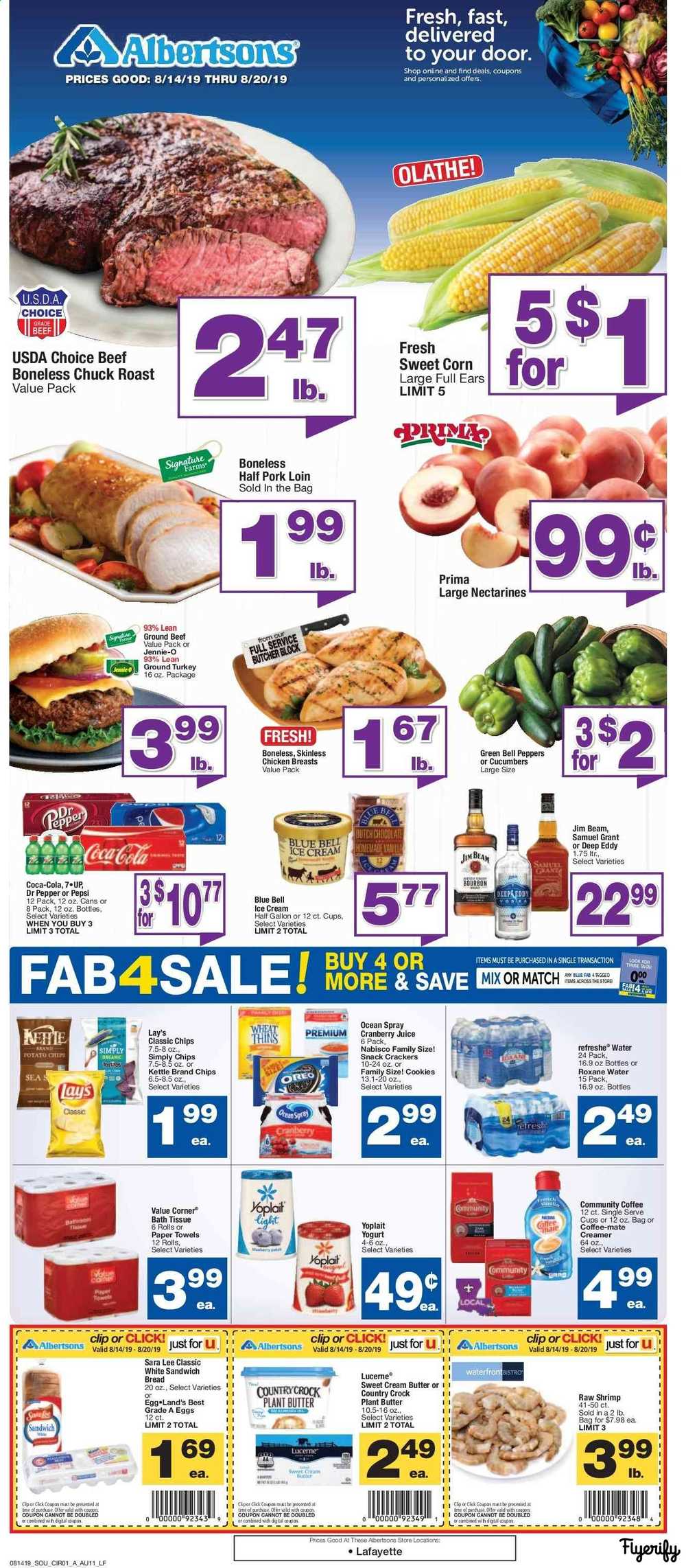 Albertsons (LA) Weekly Ad & Flyer August 14 to 20 Canada