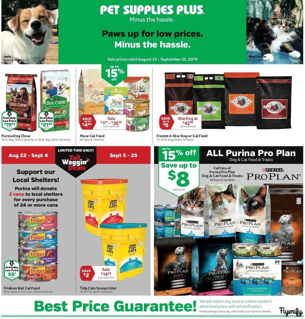 pet supplies plus purina pro plan