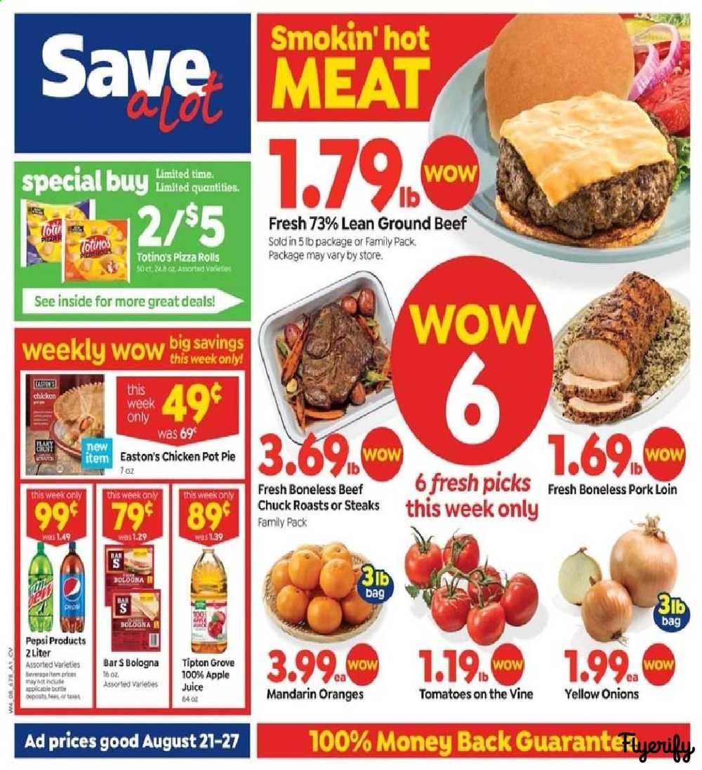 Save a Lot (TX) Weekly Ad & Flyer August 21 to 27 Canada