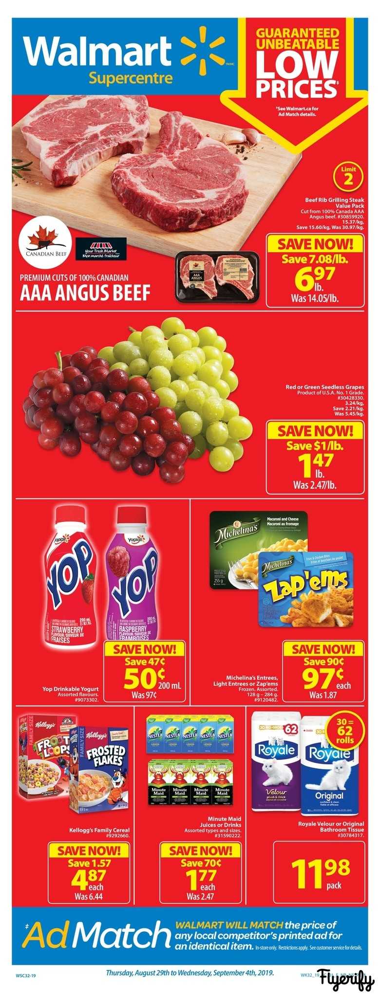 crystal flyer walmart