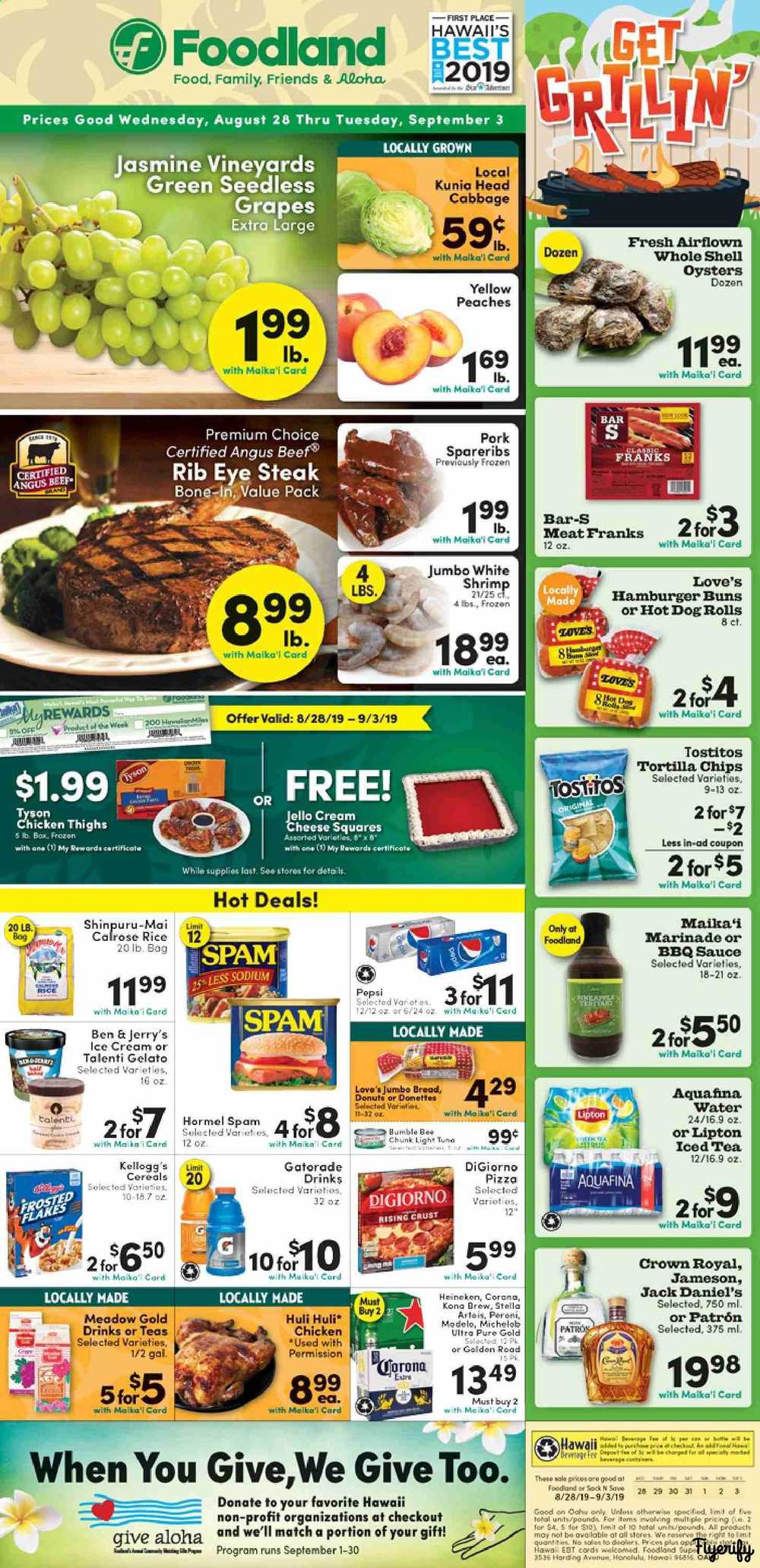 Foodland (Oahu) Weekly Ad & Flyer August 28 to September 3 Canada