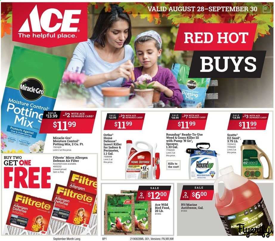 ACE Hardware Weekly Ad & Flyer August 28 to September 30 Canada