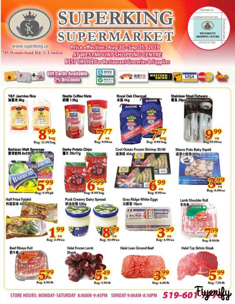 Superking Supermarket (London) Flyer August 30 to September 5 Canada