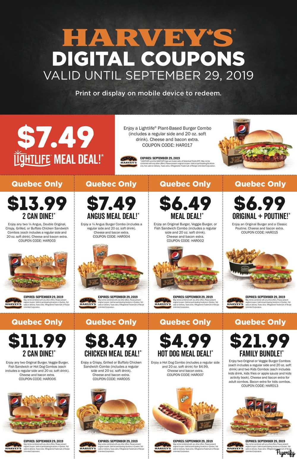 Harvey S Canada Coupons August 5 To September 1 Canada