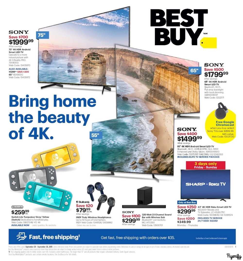 Best Buy Flyer September 20 to 26 Canada