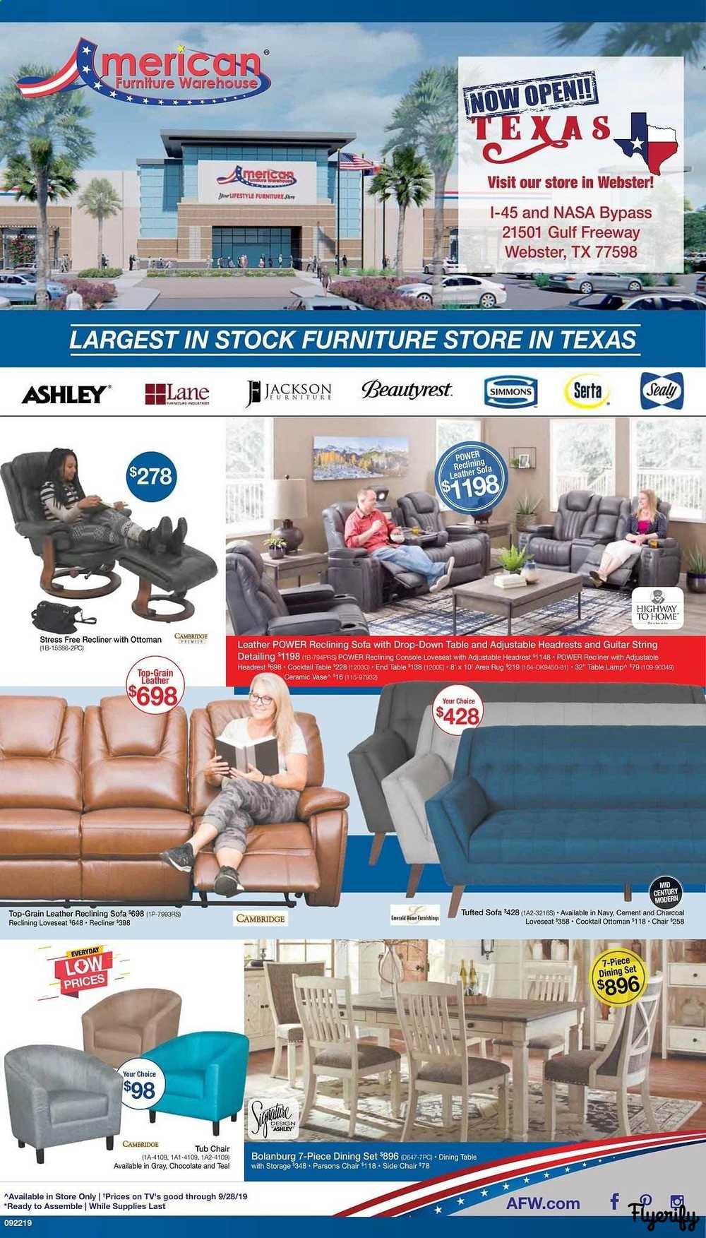 American Furniture Warehouse Weekly Ad Flyer September 22 To 28