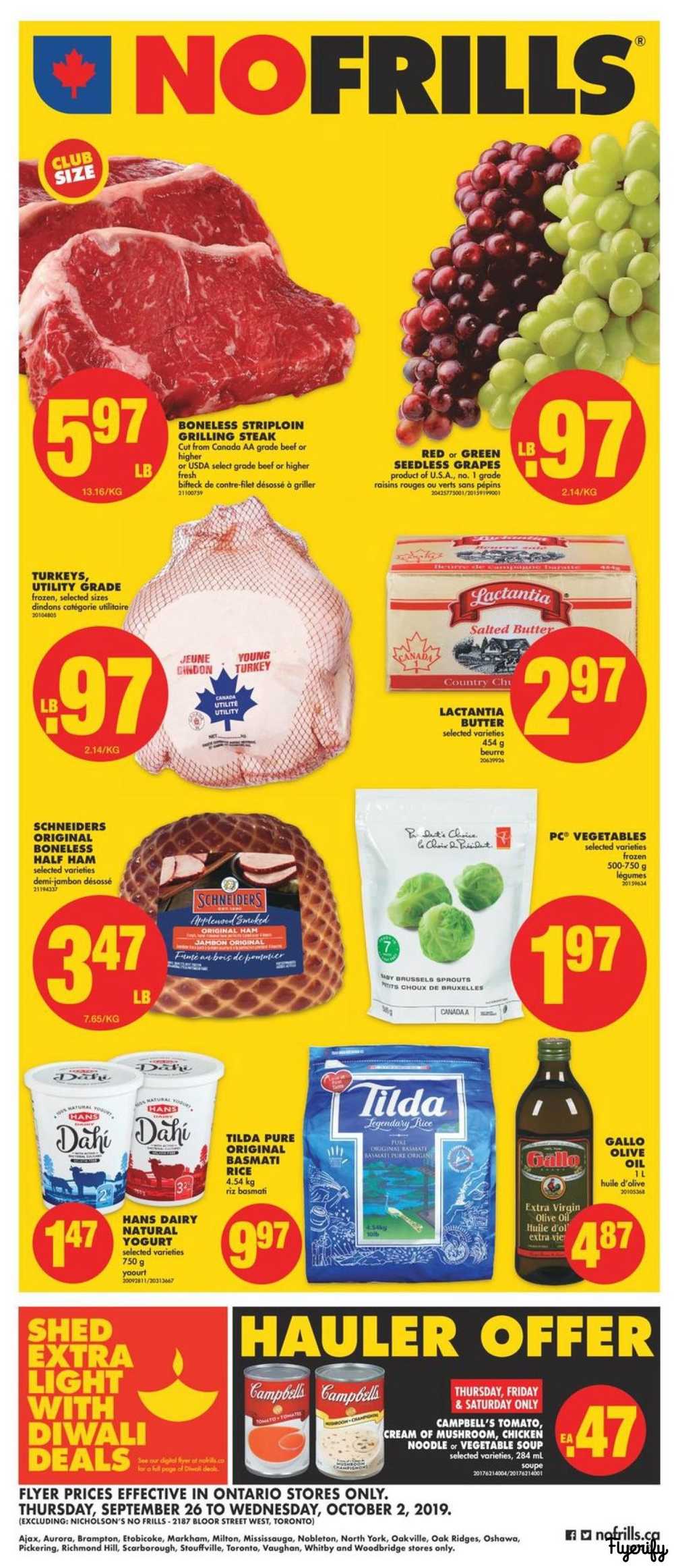 No Frills (ON) Flyer September 26 to October 2 Canada