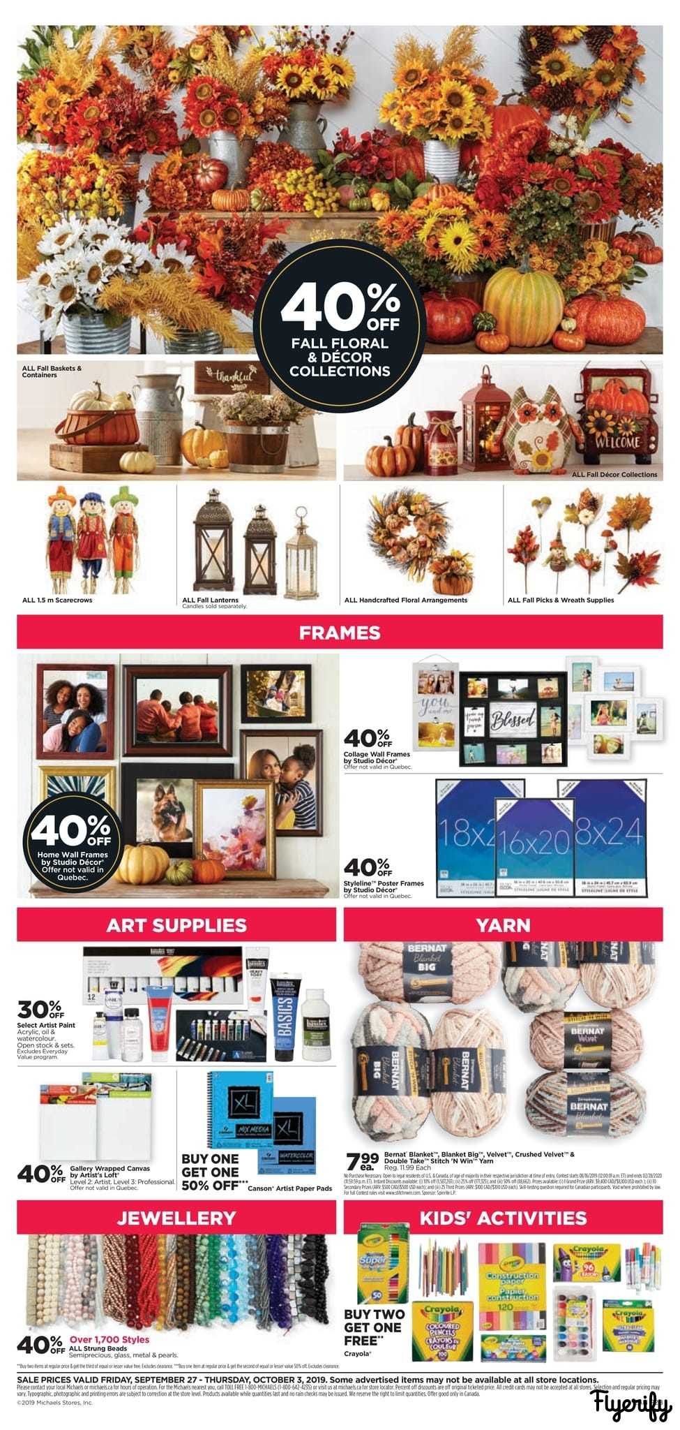 Michael S Flyer September 27 To October 3 Canada