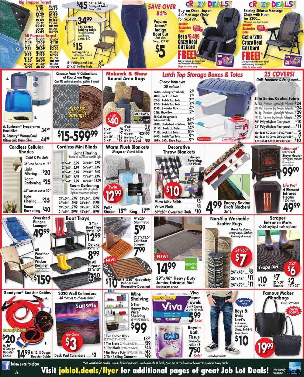 Ocean State Job Lot Weekly Ad & Flyer October 3 to 9 Canada