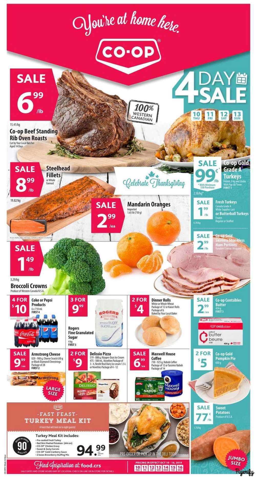 Coop (West) Food Store Flyer October 10 to 16 Canada