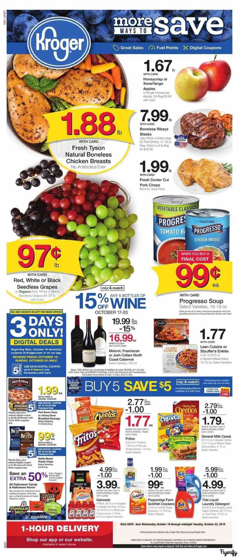 Kroger (MI) Weekly Ad & Flyer October 16 to 22 Canada
