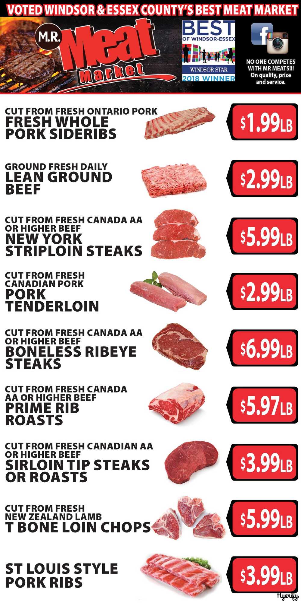 M.R. Meat Market Flyer October 19 to 26 Canada