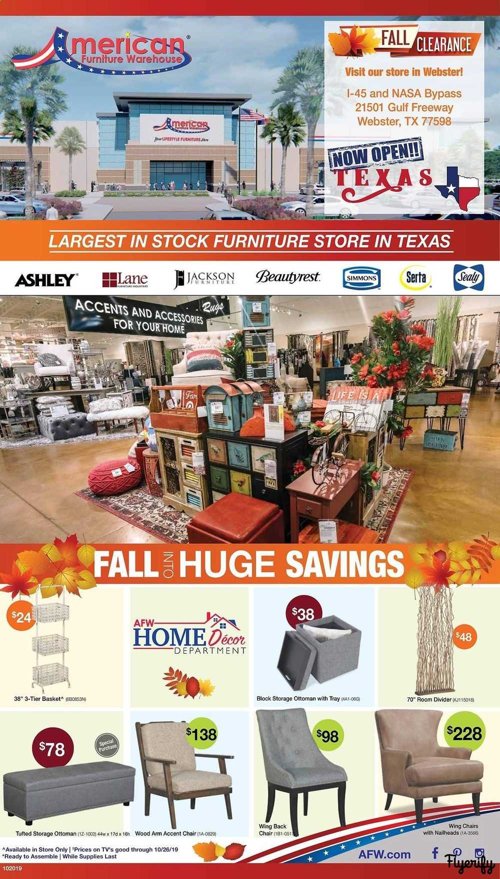 American Furniture Warehouse Weekly Ad Flyer October 20 To 26 Canada