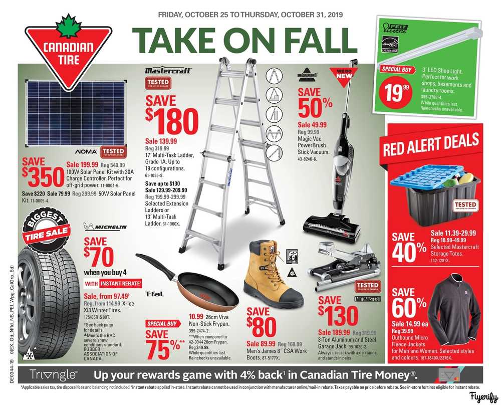 Canadian Tire (ON) Flyer October 25 to 31 Canada