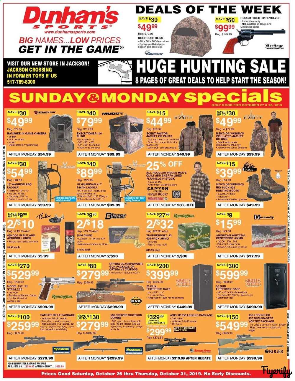 Dunham's Sports Weekly Ad & Flyer October 26 to 31 Canada
