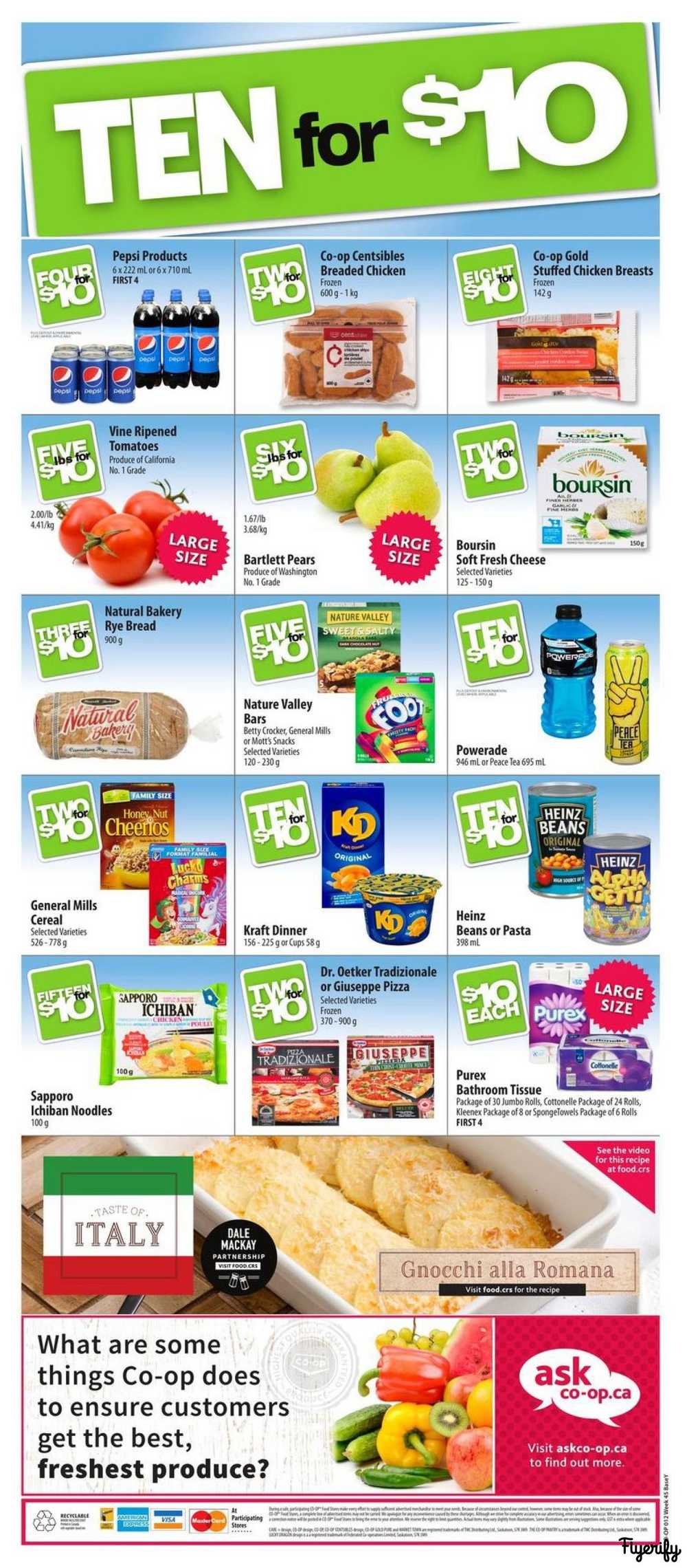 Coop (West) Food Store Flyer October 31 to November 6 Canada