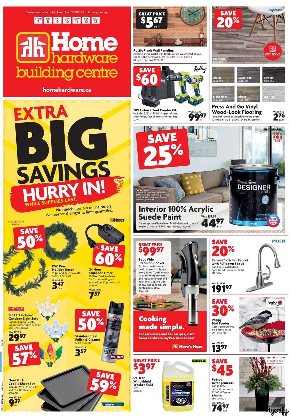 Home Hardware Building Centre (ON) Flyer November 7 to 13 Canada