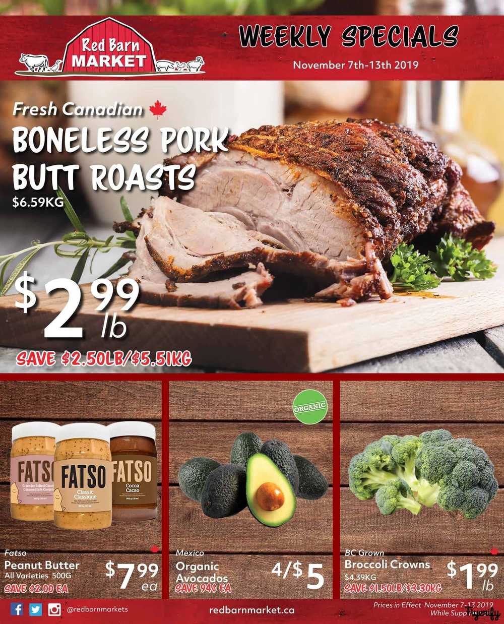 Red Barn Market Flyer November 7 To 13 Canada