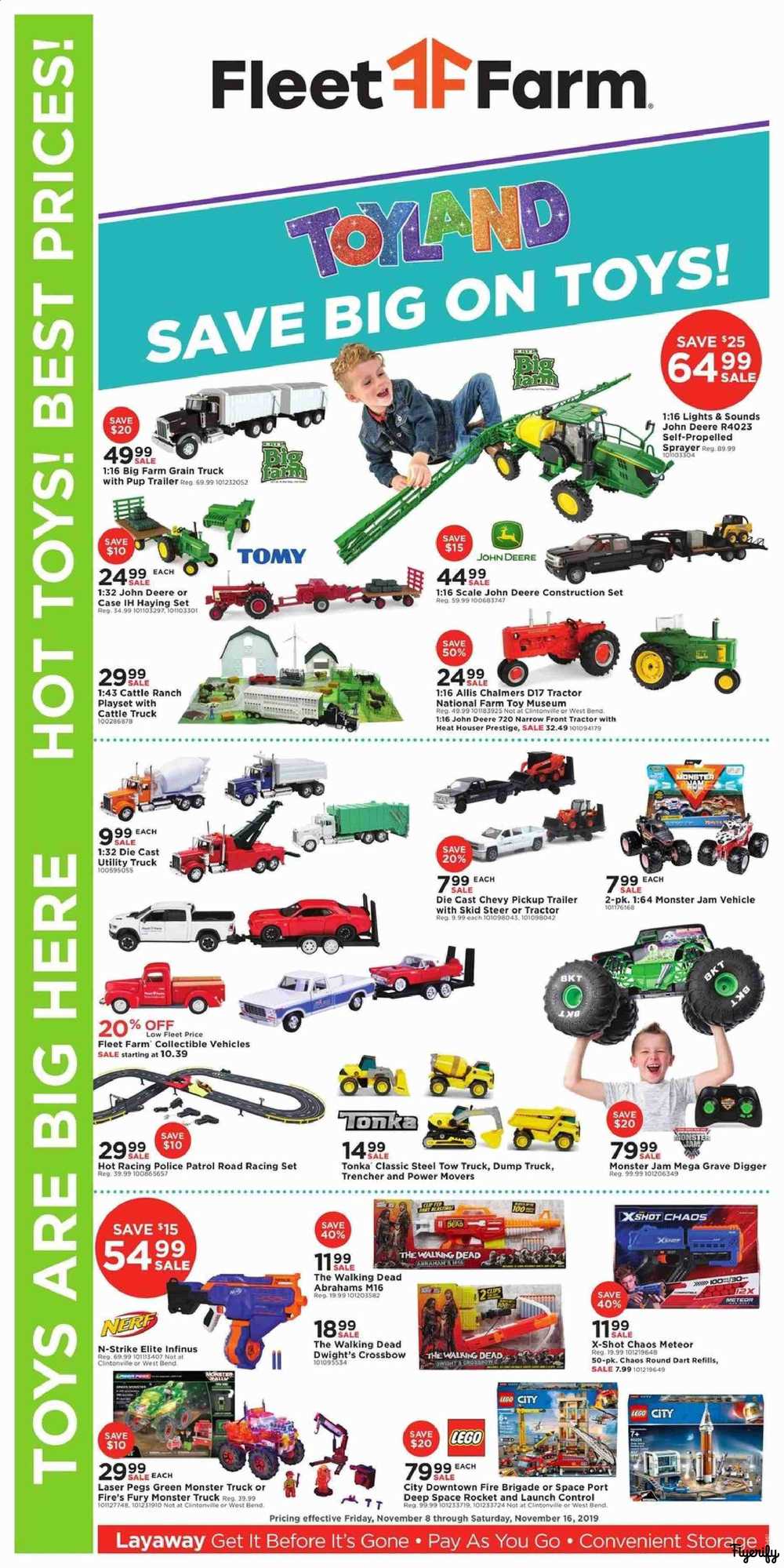 john deere tractor engine toy fleet farm