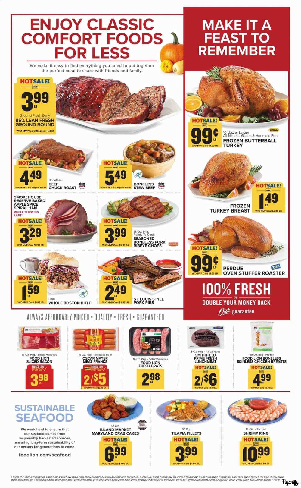 Food Lion Weekly Ad & Flyer November 13 to 19 Canada