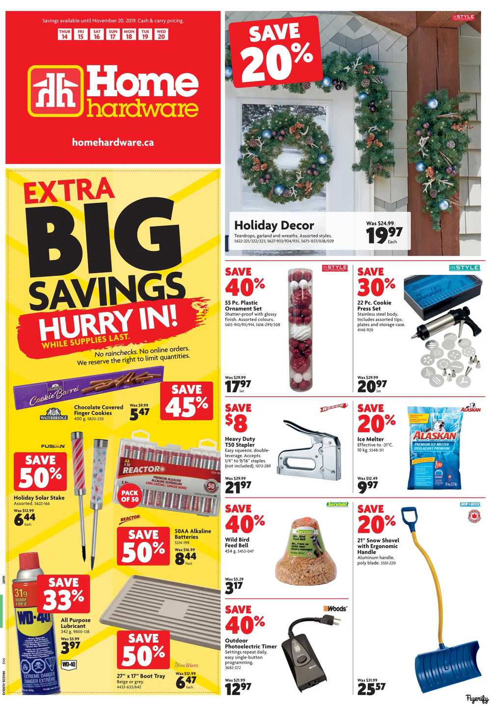 Home Hardware ON Flyer November 14 To 20 Canada   Home Hardware On Flyer November 14 To 20 1 