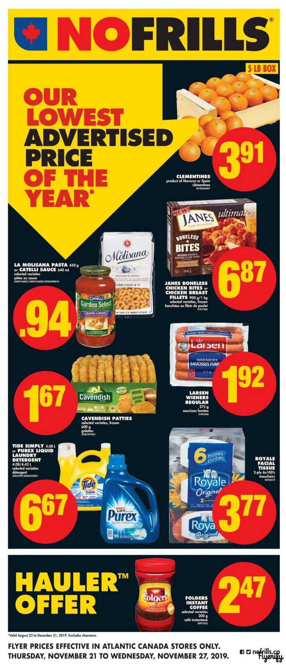 No Frills (Atlantic) Flyer November 21 to 27 Canada