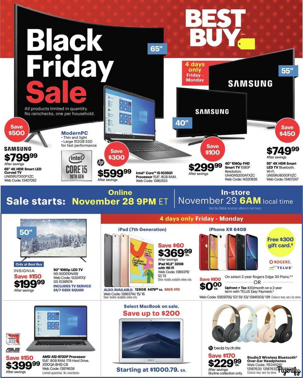 Best Buy Canada FULL Black Friday Flyer: November 29 - December 5, 2019 Canada