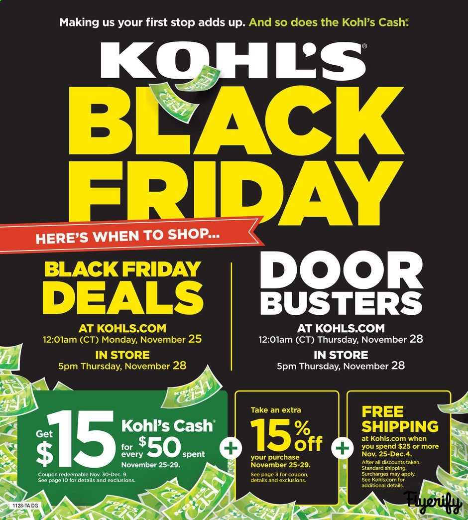 Kohl's Weekly Ad & Flyer November 25 To 29 Canada