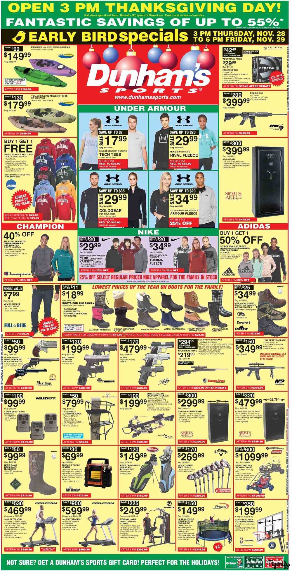 Dunham's Sports Weekly Ad & Flyer November 28 to 29 Canada