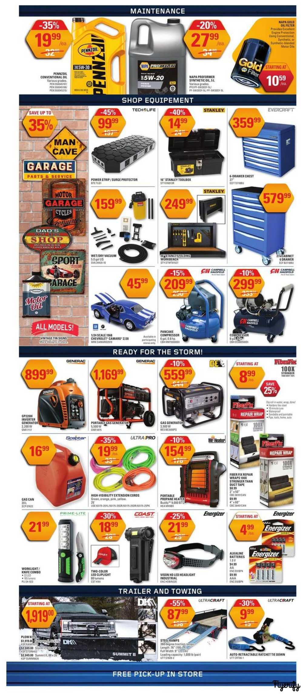 NAPA Auto Parts Flyer November 25 to December 31 Canada