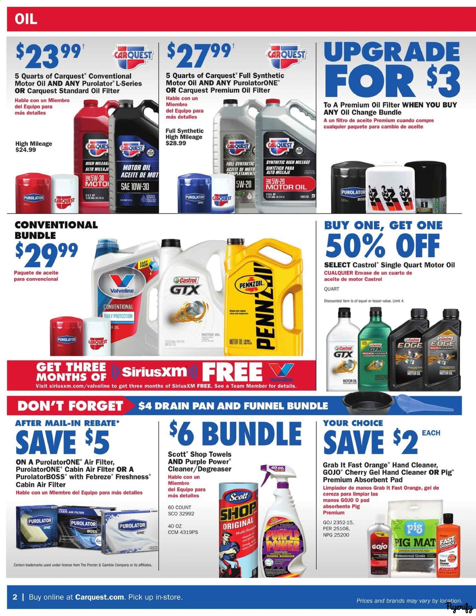 Carquest Auto Parts Flyers
