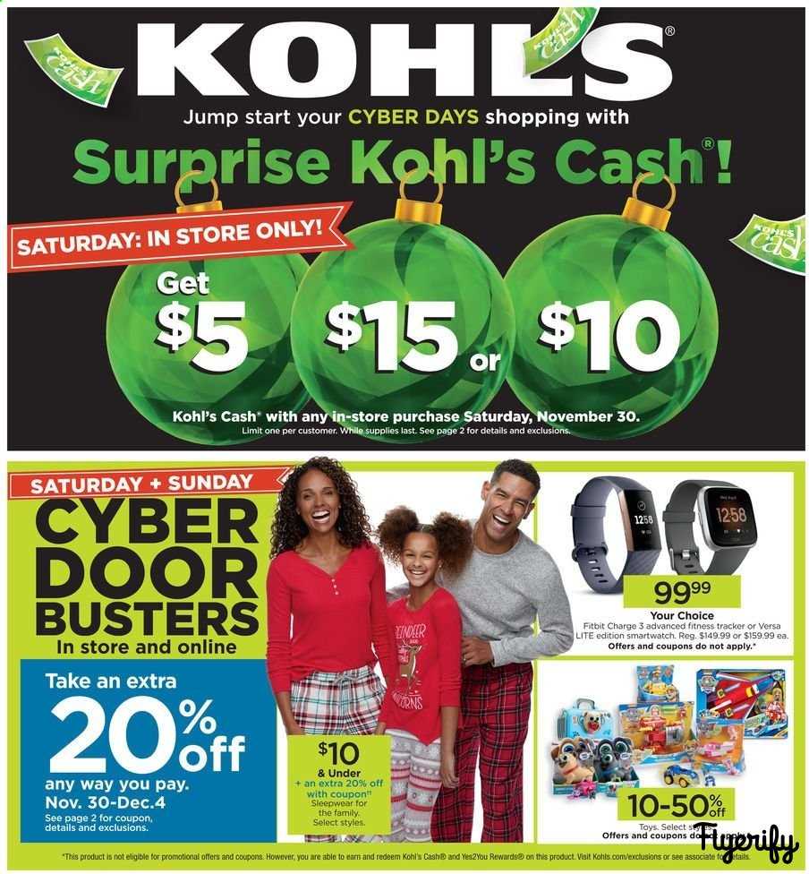 Kohl's Weekly Ad & Flyer November 30 to December 4 Canada