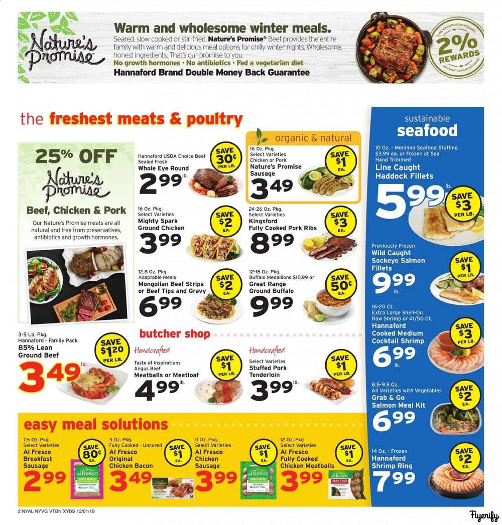 Hannaford Weekly Ad & Flyer December 1 To 7 Canada