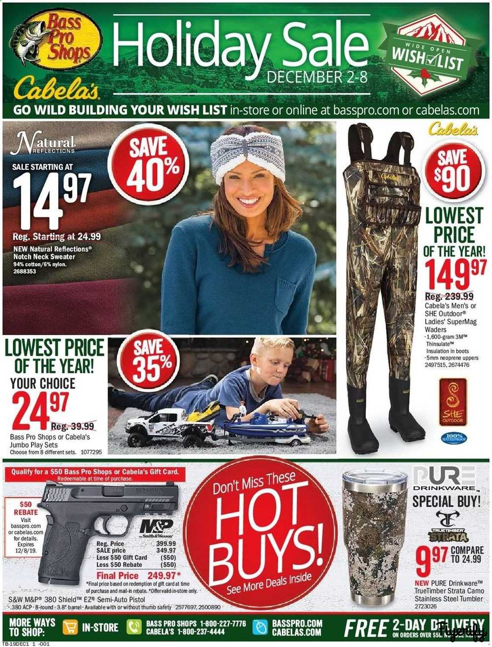 Bass Pro Shops Weekly Ad & Flyer December 2 to 8 Canada