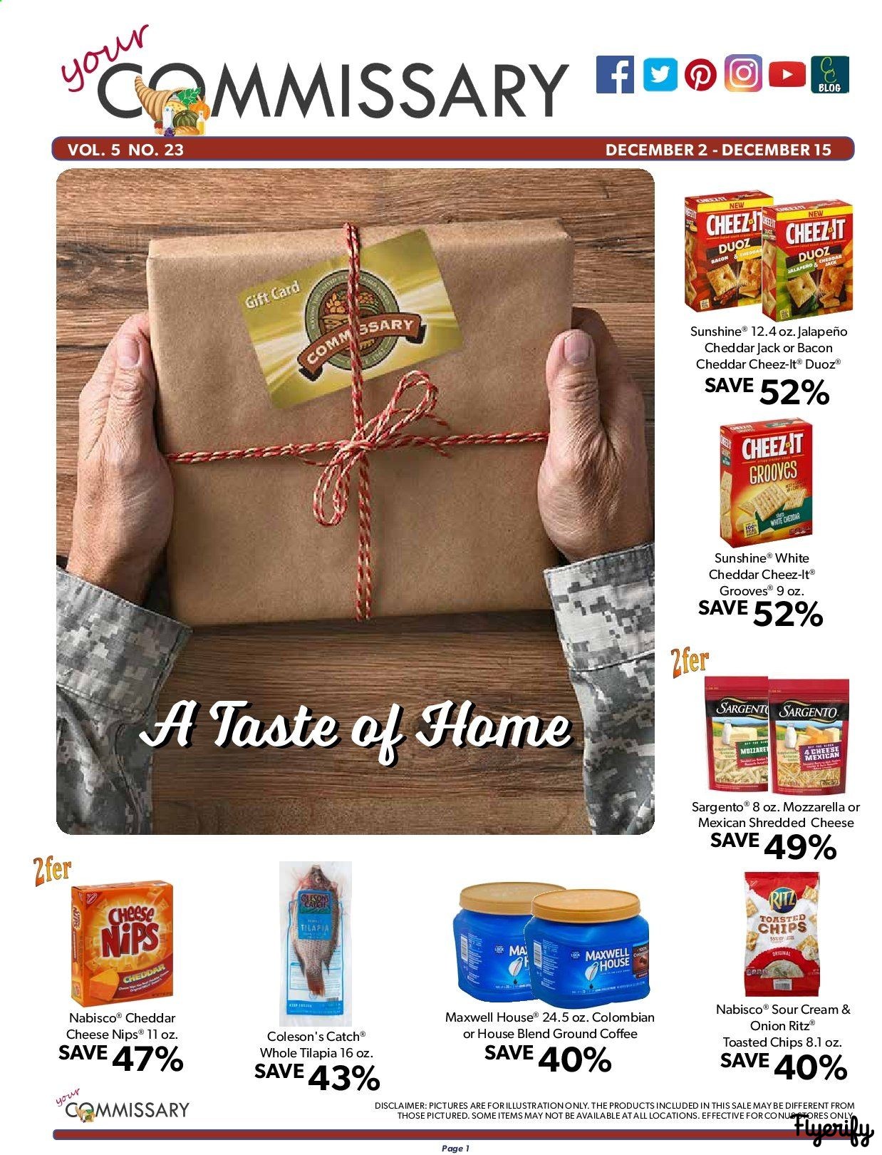 Commissary flyers