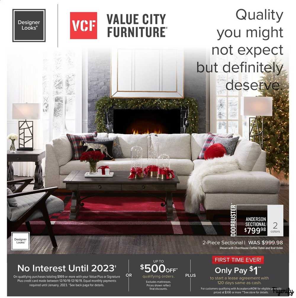 Value City Furniture Weekly Ad Flyer December 3 To 16 Canada