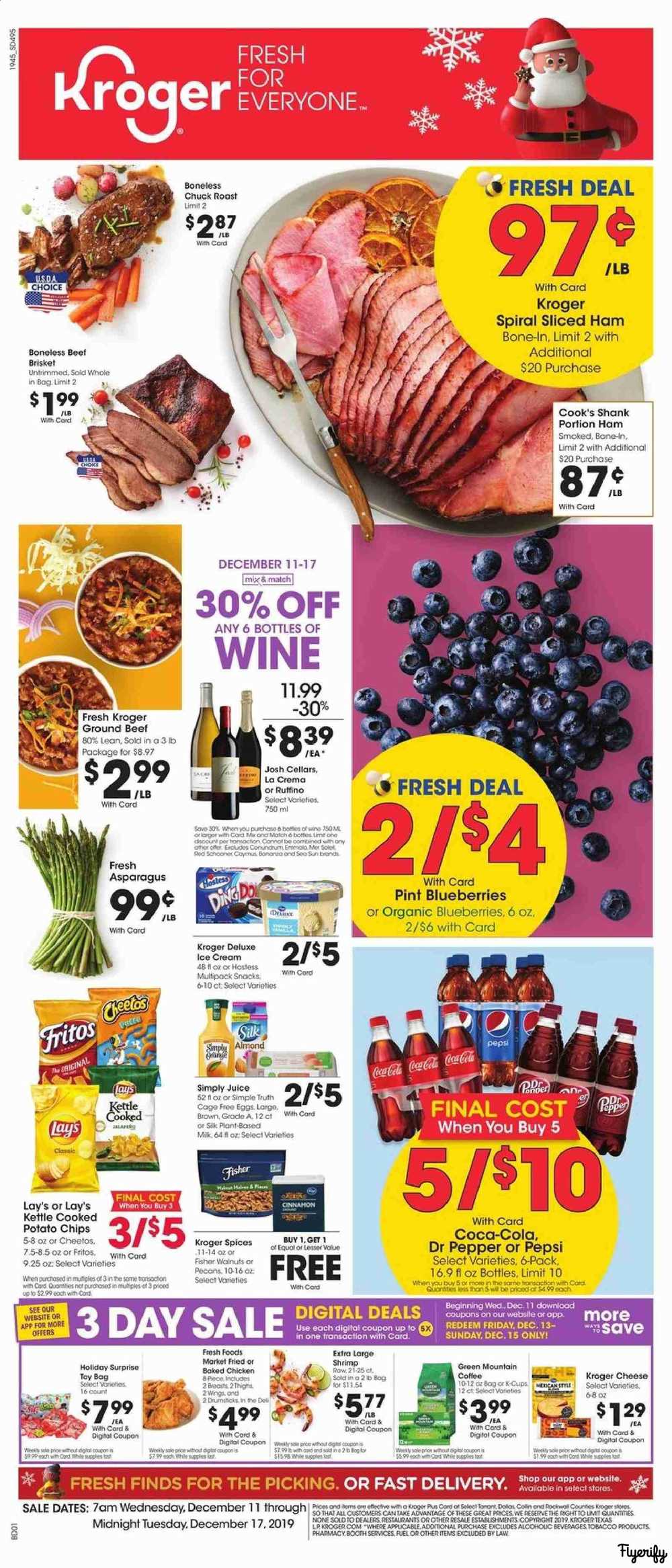 Kroger (TX Dallas) Weekly Ad & Flyer December 11 to 17 Canada