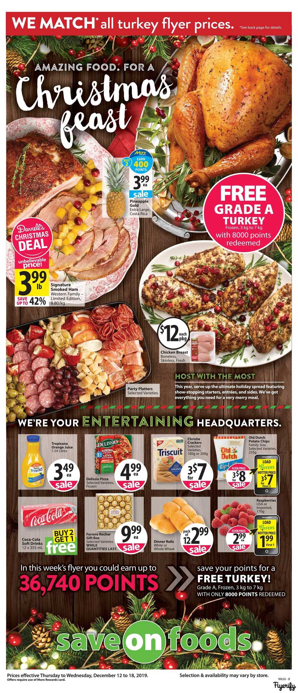 Save on Foods (AB) Flyer December 12 to 18 Canada