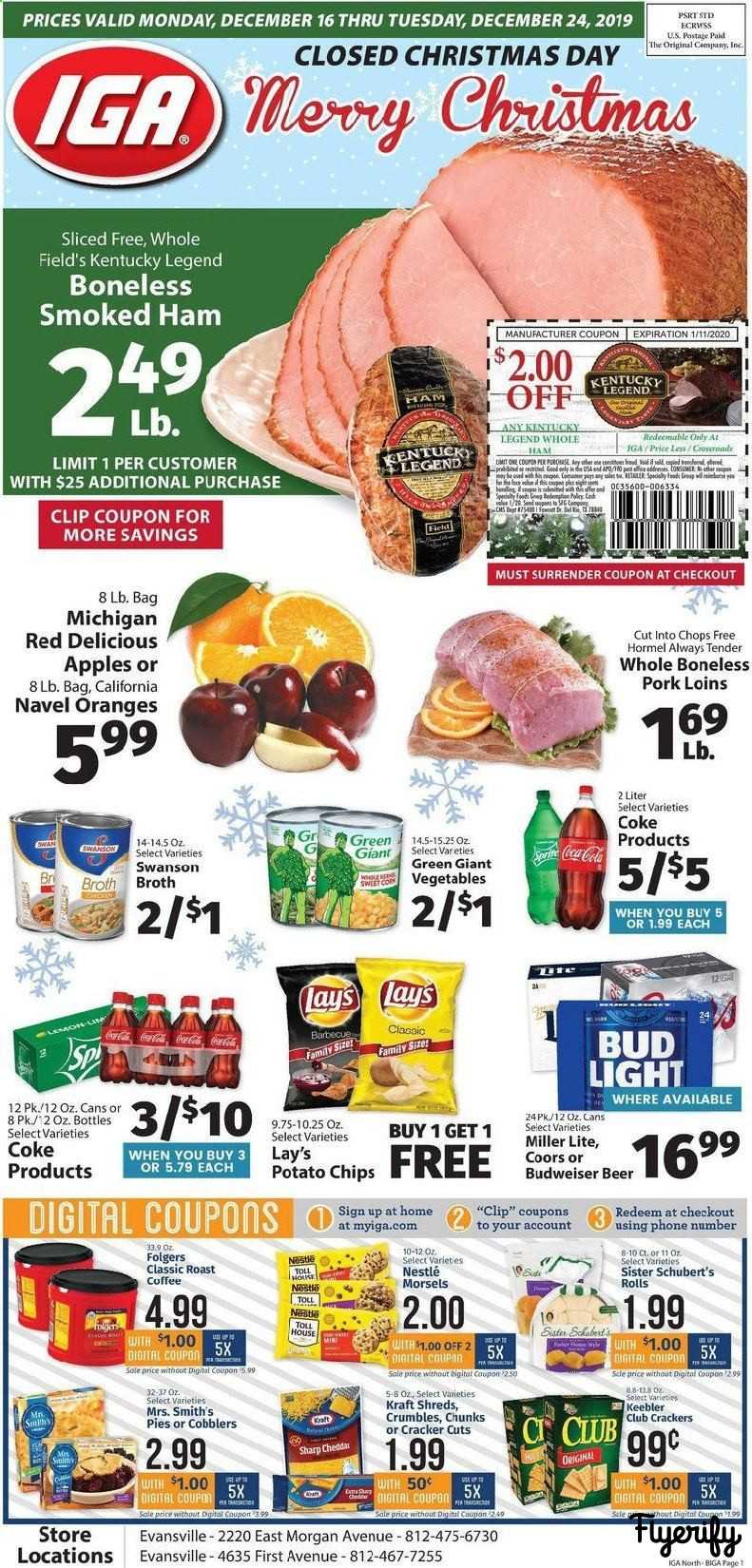 IGA (Indiana) Weekly Ad & Flyer December 16 to 24 Canada